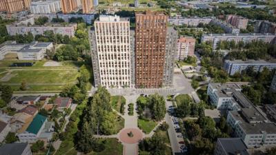 На улице Новосёлов в Рязани возводят новую многоэтажку